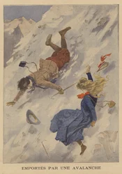 Ein amerikanisches Paar wird von einer Lawine mitgerissen, während es versucht, den Mont Blanc zu besteigen